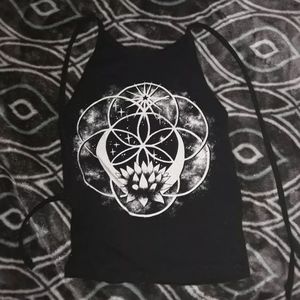 LA hearts woman crop top size xs color black